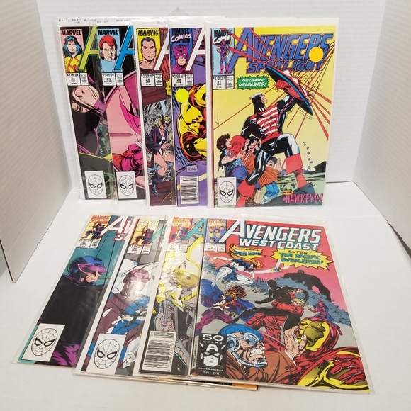 Huge lot 37 Marvel Copper Age Avengers Comic Books - Picture 15 of 16